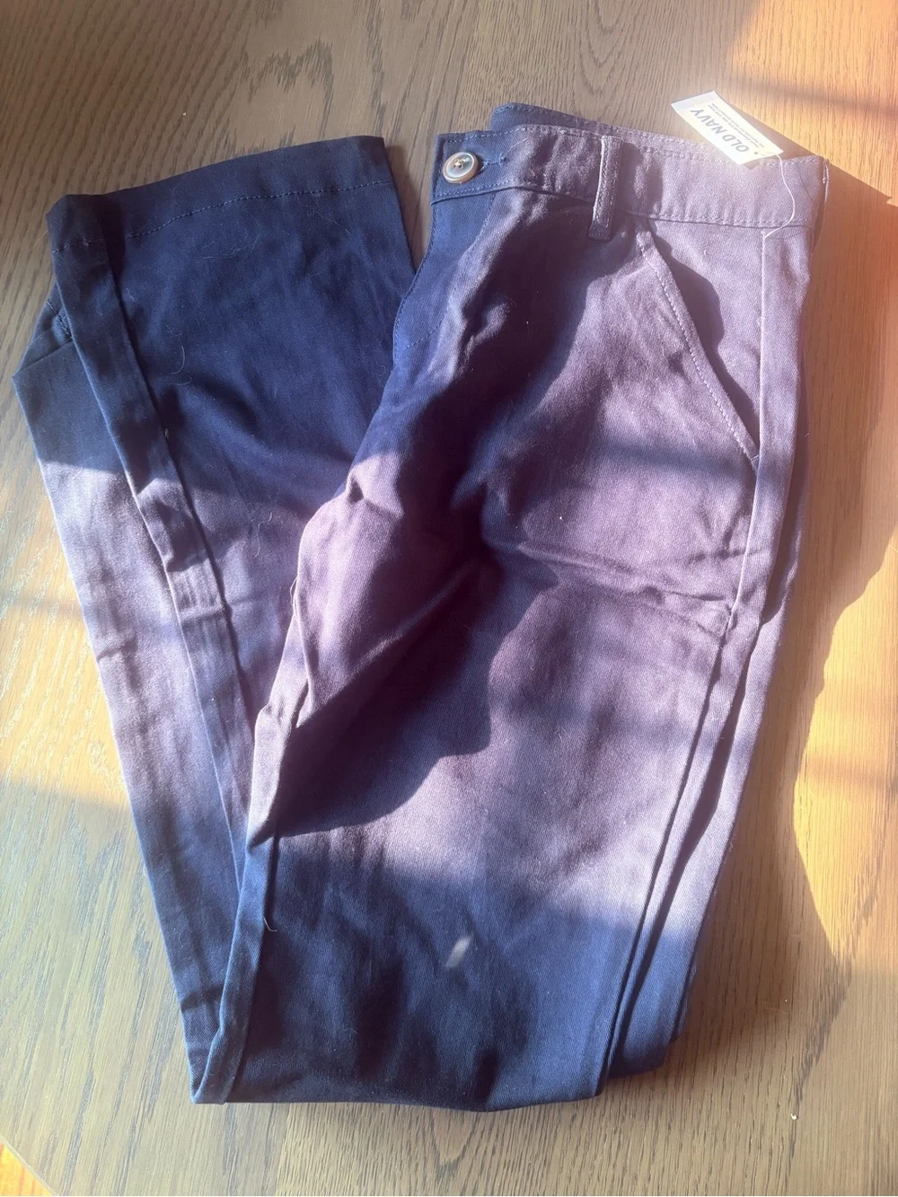 3 New Old Navy Girls Navy Boot cut Girl Uniform Pants